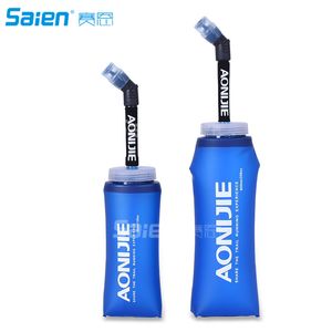 water bottle Foldable Silicone Sports Kettle for Outdoor Camping and Hiking - 100% reusable food-grade silicone.FDA approved  BPA free.