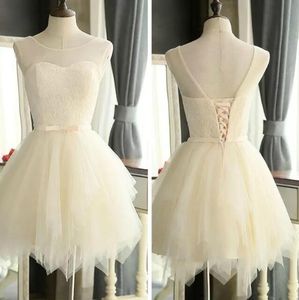 Hot New Jewel Lace and Tulle Dress Flower Girls Maxi Dresses for Party and Wedding Kids Knee-length Junior Bridesmaid Dress Evening Gowns