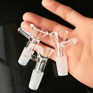 Scrub Ding Tong mouth bongs accessories , Unique Oil Burner Glass Bongs Pipes Water Pipes Glass Pipe Oil Rigs Smoking with Dropper