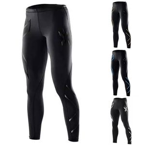 Wholesale-men Compression Fiess Tights Male Superelastic Stretch Pants Breathable Trousers