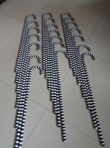 Magic Tricks Cane Props Professionella Zebra Stripes Sticks Belly Jazz Dance Handgjorda Canes 1920s Gangster Flapper Maul Fancy Dress Prop Toy