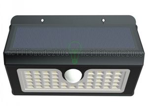 Новые 45LEDs Sensor Light Super яркие солнечные огни 2.5W светодиодный настенный светильник 2200 мАч на открытом воздухе