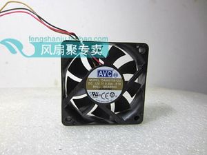 도매 : 원래 AVC DA06015B12U 6015 12V0.35A 60 * 60 * 15mm 3 개의 철사 두 배 큰 공기 교류 냉각 팬