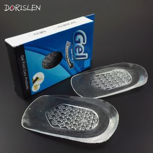 Fersen-innensohle großhandel-Fußpflege Gel Fersensporn Pad Cup Einlegesohlen für Männer Frauen mit Kleinkasten