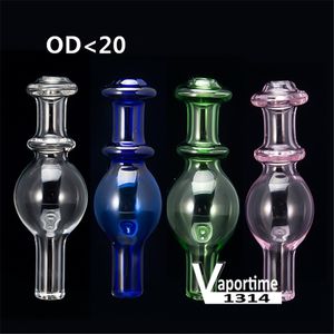 Färgad glasbubbla Carb Cap Universal Ball Dome Quartz Thermal Banger Nails Färgad Universal Grön Lila Rosa Blå Klar DAB Rig 587