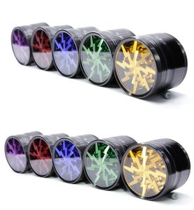 Smoking Accessories Original Sharpstone Herb Grinders Aluminium Alloy With Clear Top Window lighting grinder 4 Pieces