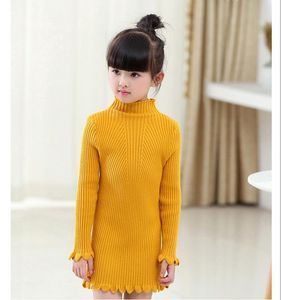 Çocuklar Kız Kazak Sonbahar Kış Sıcak Uzun Kollu Toddler Kız Üstleri Fille Çocuk Giysileri Kumaş Kazak Moda Tutun