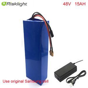 Bateria de e-bicicleta de vendas quentes 48V 15ah Li Ion Battery Battery Kit de conversão BAFANG 1000W para celular Samsung