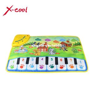 37x60cm baby musical carpet Children Play Mat baby Piano Music gift baby educational mat Electronic toys for kids