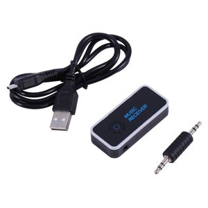 Freeshipping Bluetooth Receiver 3.5mm Streaming Home Car A2DP AUX Audio Wireless Music Receiver Adapter for Car Speaker Headphone