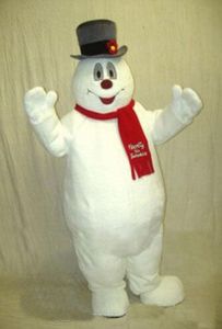 2018 alta qualidade mascote cidade gelado o boneco de neve mascote traje anime kits mascot tema fantasia vestido carnaval traje