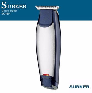 Surker SK-5801 USB e AC Carregamento Adaptador de Cabelo Clipper profissional Castelo Recarregável Castelo Corte de Cabelo