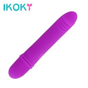 IKOKY пуля вибратор для взрослых Секс-Игрушки для женщин 10 Скорость G пятно массаж дилдо вибраторы мини водонепроницаемый силиконовые S1018