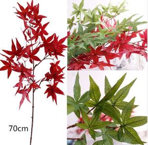 Autumn Decoration 3D Print Artificial Plants Maple leaves Home Decoration Party Garden Decor Maple Tree Material Fake Plants