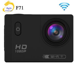 Sport Action Camera F71 Wifi HD 1080P LCD da 2,0 pollici 12MP 30M Impermeabile 170 gradi grandangolare Diving Cam Spedizione gratuita