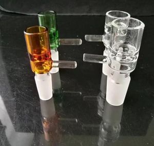 Farbrauchadapter Großhandel Glasbongs Rohre Wasserpfeifen Glaspfeife Rauchzubehör Zufällige Lieferung von Farben