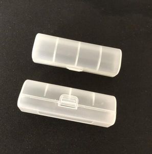 1pc / pack Original plastförvaringsväska för singel 18650 Batteri Friska material Elektroniska cigarett reservdelar