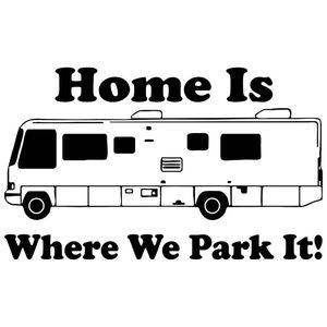 Wholesale truck decals resale online - 15 CM RV camper home park truck lpassionated living style car sticker decal