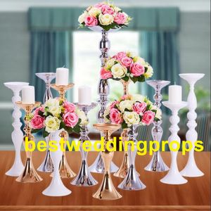 İnce metal çiçek vazo, düğün olay dekorasyon best0178 için trompet vazo centerpieces