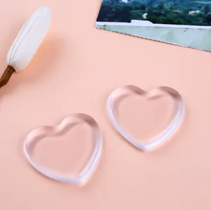 Sponsen applicators katoen make up bladerdeeg jelly silisponge poeder hart liefde transparante siliconen gel spons gezicht foundation cosmetische makeu