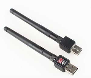 150Mbps USB WiFi Wireless Adapter Network LAN-kort med 5DBI-antenn IEEE 802.11n / g / b 150m Mini-adaptrar 10st / lot