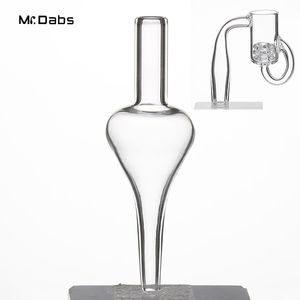 Glaskolhydratlock 24 mm röktillbehör för Quartz Diamond Loop Banger Nail Oil Knot Recycler på mr_dabs