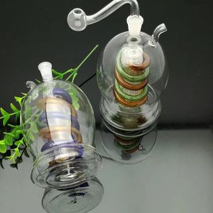 Klassisk mini-formad glashoppning, vattenrör, glasbongar, glashoppor, rökrör