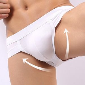 Sexiga Mens Briefs Underkläder Män Briefs Underlag Låg Midja Casual Andningsbara Borts SHORTS MEN CUCA MASCULINO CALZONCILLOS