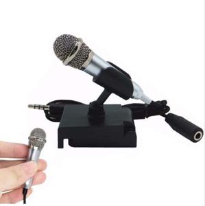 Taşınabilir Mini Akıllı Mikrofon, Stereo Kondenser Mic Cep Telefonu PC Dizüstü Sohbet için Singing Karaoke 3.5mm Set