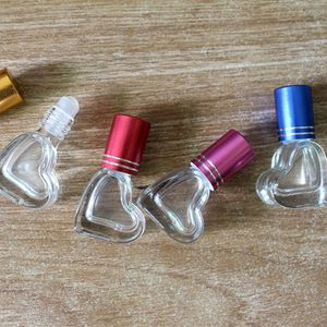 Uçucu Yağlar Doldurulabilir Parfüm Şişesi hızlı sevkiyat F1170 için şişe üzerinde 5ml Esansiyel Yağı Boş Parfüm Şişesi Rulo