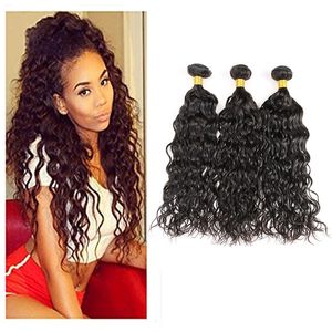 Peruvian Human Hair Extensions 3 Bundles Virgin Hair High Double Wefts 8-28inch Hair Wefts Products