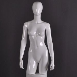 Högkvalitativ kvinnlig överkroppsmodell halv kroppsmannequin för visning