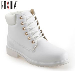 Roxdia Jesień Zima Kobiety Kostki Buty Nowa Moda Kobieta Buty Śniegu Dla Dziewczyn Ladies Buty Plus Rozmiar 36-41 RXW762