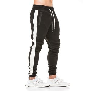 Autumn Men Sports GYM Fiess Stripes Brand Jogger Pants Casual Fashion Trousers