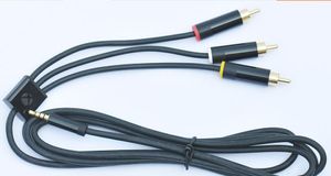 Подлинная ТВ AV-кабель красный белый желтый динамик наушников кабель для наушников для XBOX360 E Edition AV видео кабель линия пакет 2 м