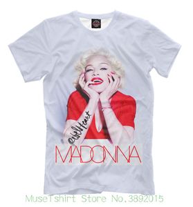 Madonna Männer großhandel-Madonna Tee Marilyn Monroe Stil T Shirt Pop Stars Shirt Musik Legend T Shirt Männer Kleidung