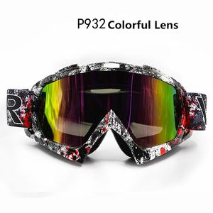 Profesyonel Yetişkin Motokros Goggles Off Road Racing Oculos Lunette MX Goggle Motosiklet Goggles Sport Ski Gözlükleri216T