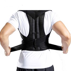 Back Posture Corrector Shoulder Lumbar Brace Spine Support Belt Adjustable Adult Corset Posture Correction Belt Waist Trainer