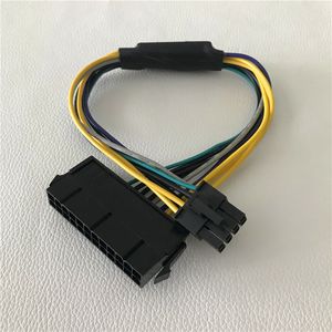 10psc/lot ATX 24Pin Female to for DELL Optiplex 3020 7020 9020 T1700 Server Motherboard 8Pin Male Adapter Power Cable 30cm