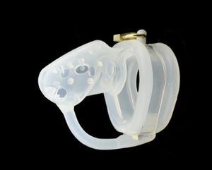 Keuschheitsgürtel Birdlocked Clear Silicone Keuschheitsgürtel Device Soft Spikes Cage Bondage #R56