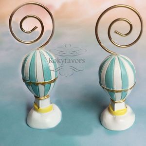 100PCS Air Ballon Place Card Holder Baby Shower Tema di viaggio Bomboniere Forniture per la decorazione della tavola di compleanno per bambini