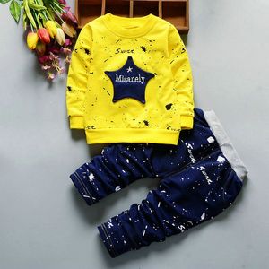 2pcs kids tractsuit baby boy kleider t-Shirt Tops Lange Hosen Kleinkind Kleidung Set Outfits Mädchen Kleidung Set