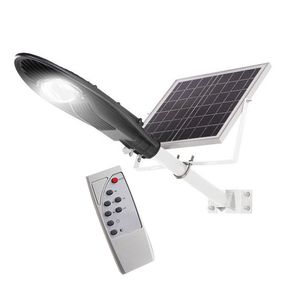 Solar-LED-Straßenlaterne 20 W 30 W 60 W, alles in einem, 130 lm/w, wasserdicht für den Außenbereich, mit Fernbedienung