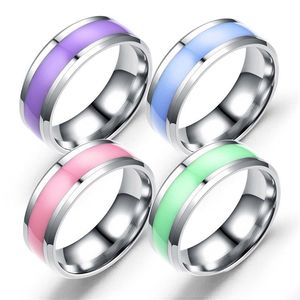 Anéis de Aço inoxidável Para Mulheres Dos Homens Designer de Moda Jóias 4 Cores Simples Anel Nova Chegada Dos Homens Anéis