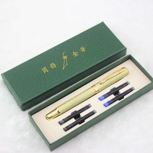 DIKA WEN Gifts Writing Pen Fashion Fountain Pen gift  Metal Inking Pens for Writing Office School Stationery Supplies