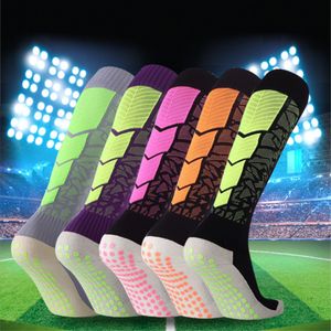 Professionelle Fußball-Sportsocken für Männer und Frauen, rutschfestes Design, Basketball, Laufen, atmungsaktiv, kniehoch, Fußball-Sportsocke, rutschfest