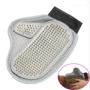 Comfortable Pet Grooming Glove Hair Remover Mitt Cat Bath Wash Brush Dogs Cleaning Massage Cat Comb