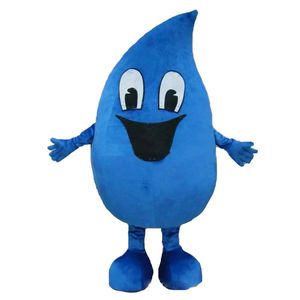 2018 de alta qualidade quente adulto gota de água azul trajes da mascote Fancy dress trajes dos desenhos animados frete grátis