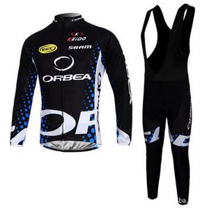 Men ORBEA Cycling Jersey Bicycle MTB Shirt bib shorts suit Mountain Bike Long Sleeves Sportswear Breathable Road Cycle Clothing Y21031209