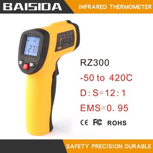 Sem contacto, portátil termómetro infravermelho termómetro arma temperatura pode medir a temperatura da água GS300 -50 a 420 graus